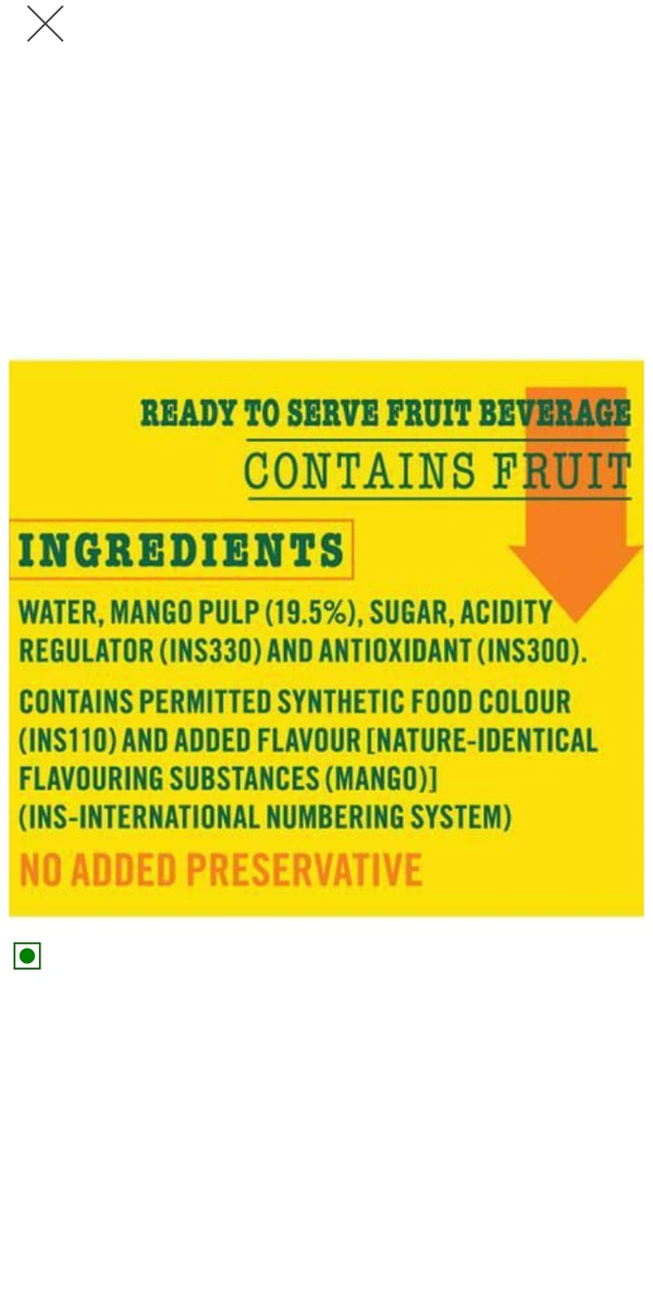 Frooti Juicy Mango - 150 gm