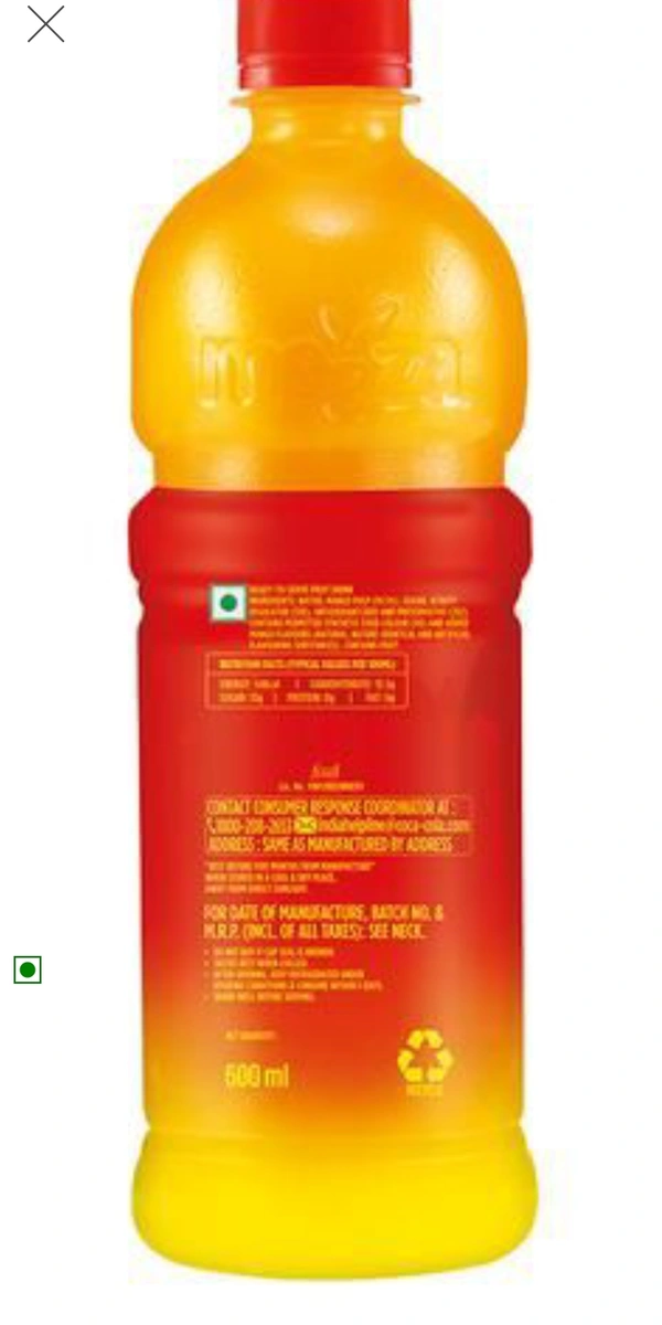 Maaza Mango Drink - 600 ml