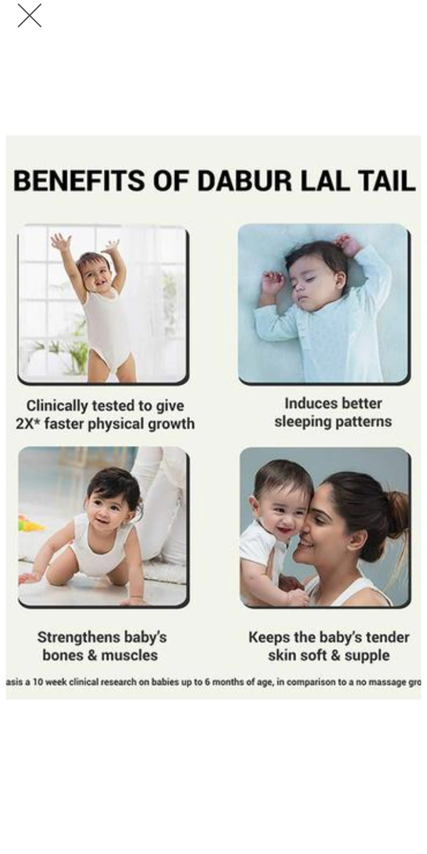 Dabur Ayurvedic Medicine Baby Oil - 100 ml