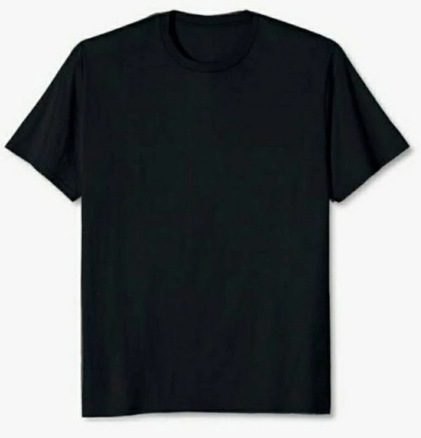 Plain Black Tshirt - 22