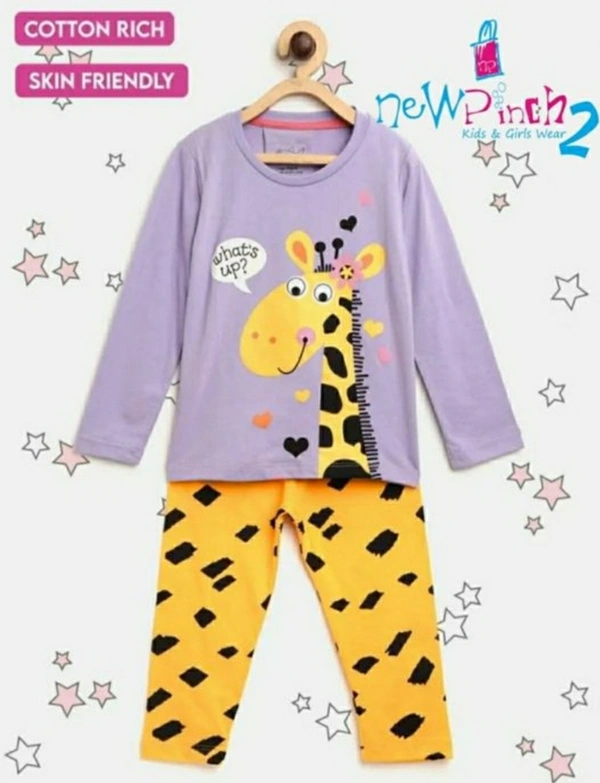 Tshirt Night Suit - (7-8 Y)