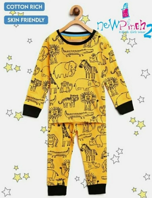 Tshirt Night Suit - (4-5 Y)