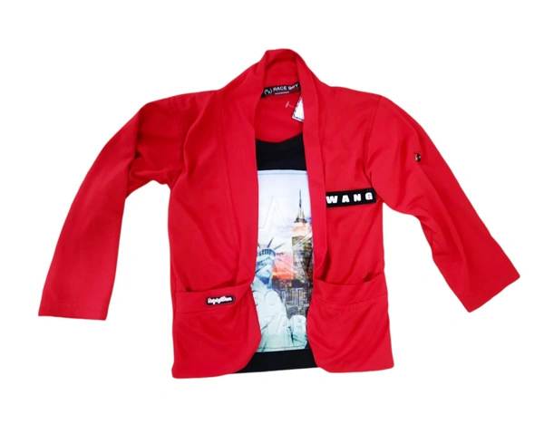 Tshirt (NF024) - red, 1-2 y