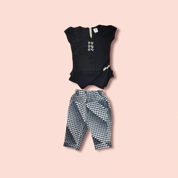 Clothing Set (NF042) - black, 1-2 y