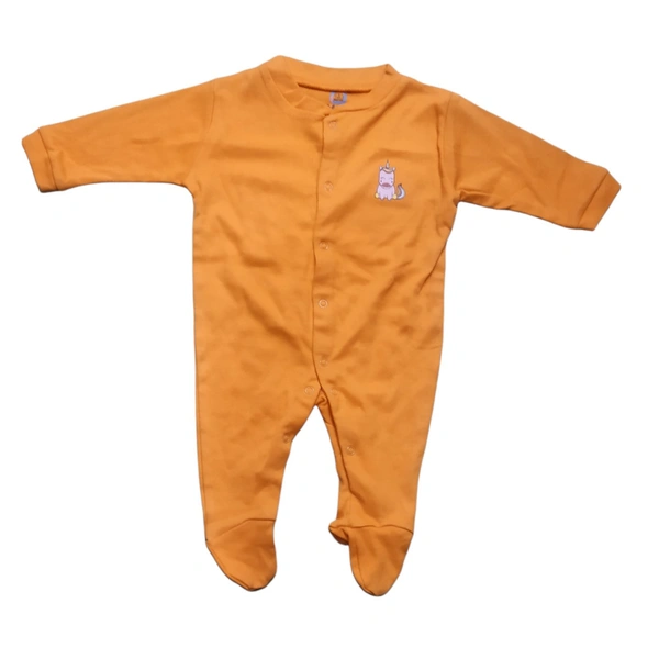 Kids Romper (NF062) - orange, 6-9 m