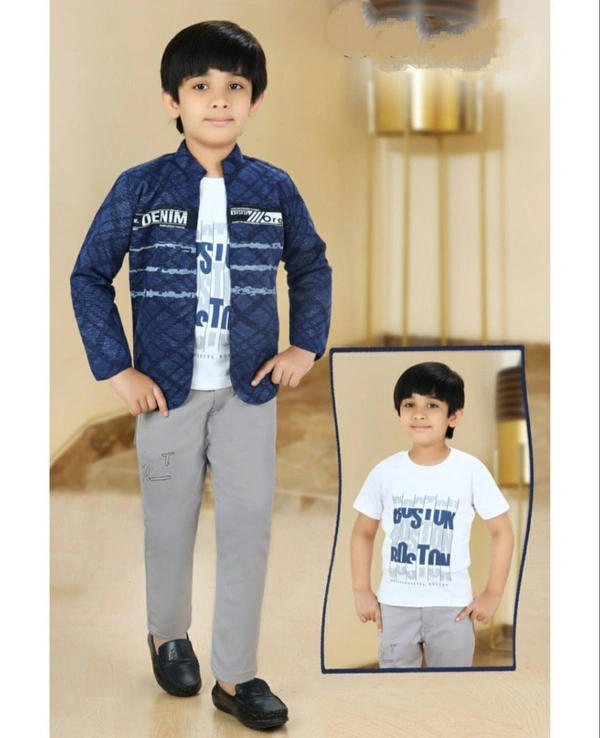 Blazer Suit (NF005) - blue, 9-10 y