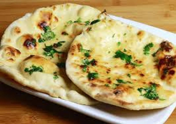 Garlic Plain Naan - HODDEN SPICEY FAST FOOD