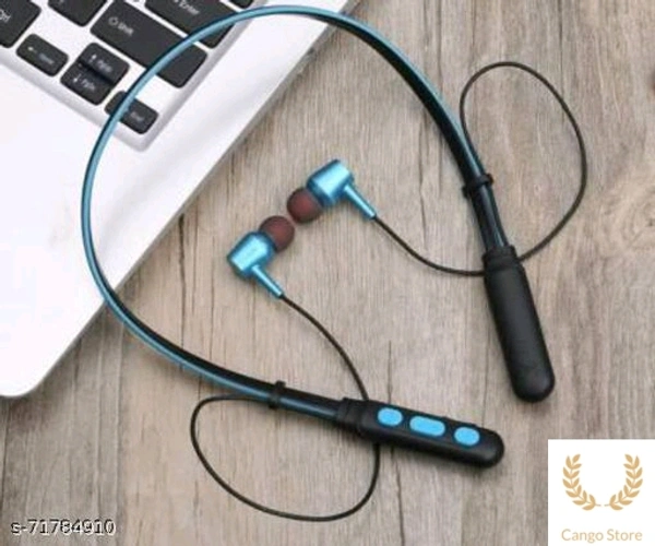 Yogdhara B11 Neckband Sports Bluetooth Bluetooth Headset  (Blue, In the Ear)