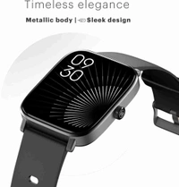 Noise Colorfit Icon 2 1.8" Display with Bluetooth Calling, Al Voice Assistant Smartwatch (Black Strap, Regular)