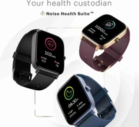 Noise Colorfit Icon 2 1.8" Display with Bluetooth Calling, Al Voice Assistant Smartwatch (Black Strap, Regular)