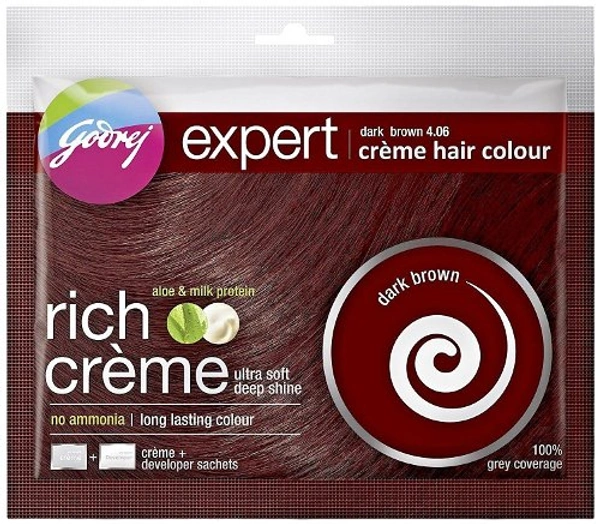 Godrej Rich Creme Hair Color Brown - 1pcs
