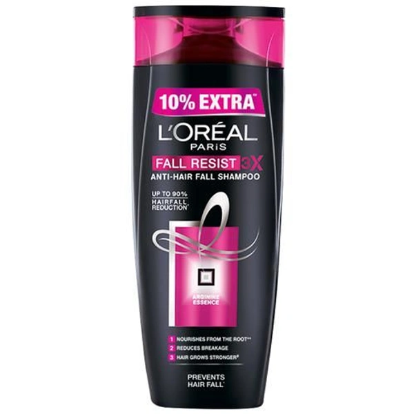 Loreal Paris 3x Hair Fall Resist Shampoo  - 192ml