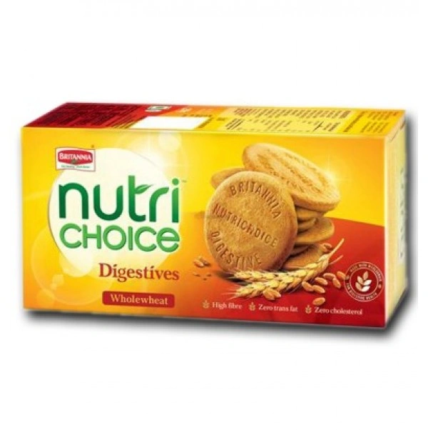 Britannia Nutri Choice - Hi Fibre Digestive Biscuits - 250 gm