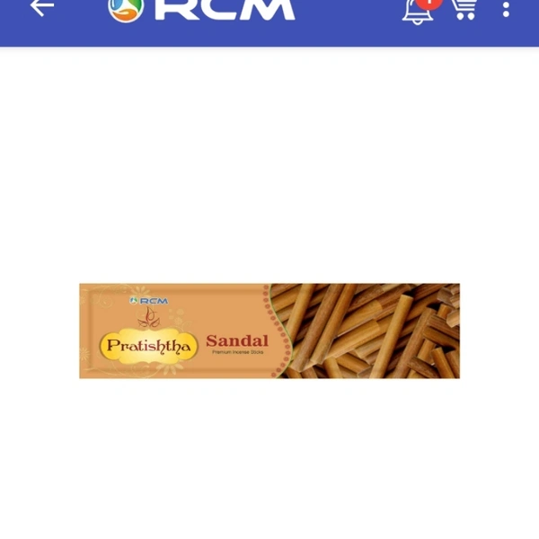 Rcm Pratishtha Sandal Agarbatti