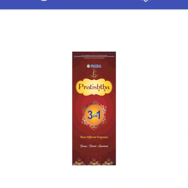 Rcm Pratishtha Family Pack Agarbatti (3in1)