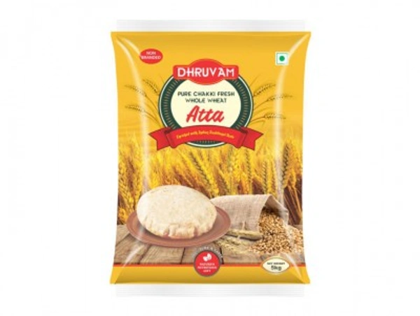 Rcm Dhruvam Chakki Fresh Atta - 5kg