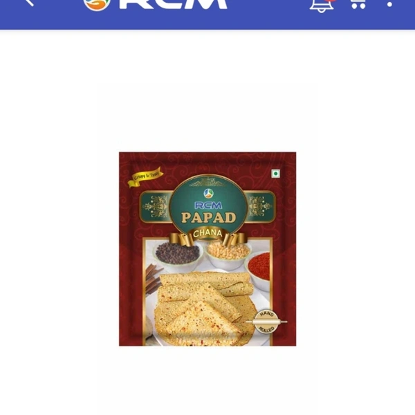 Rcm Chana Papad  - 400g