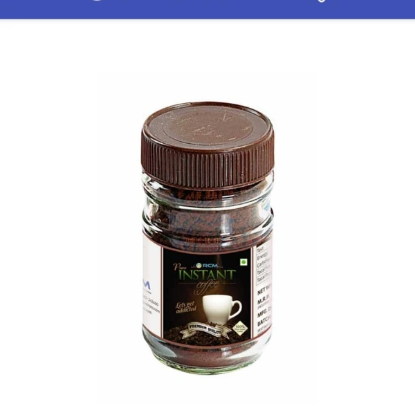 Rcm Pure Instant Coffee - 50g