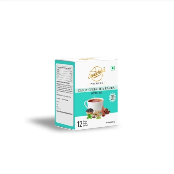Rcm Detox Green Tea Kahwa - 12 sachet