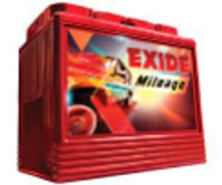 Exide Mileage MLDIN60 ( 60Ah ) 55 Month (30+25) Warranty