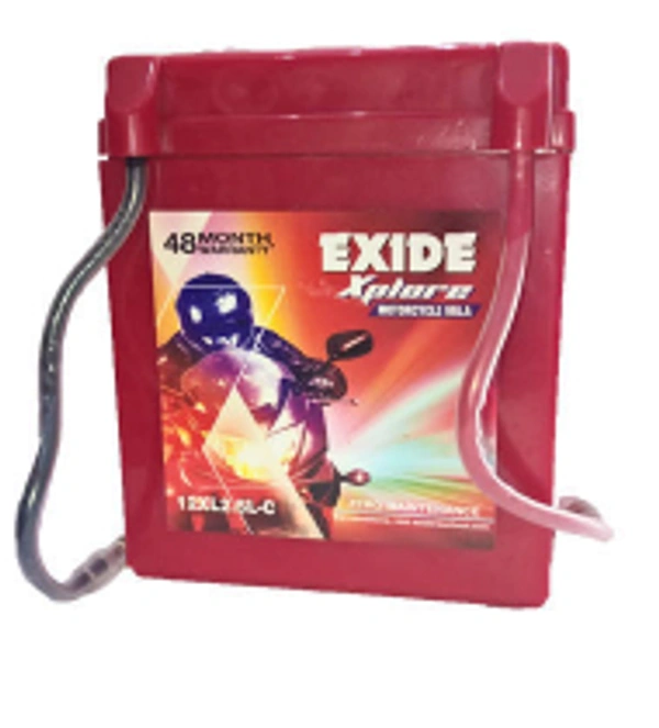 Exide XLPLORE XL2.5L-C ( 2.5 LB ) 48 Month (24+24) Warranty