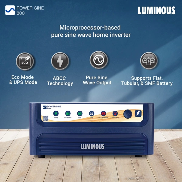 Luminous inverter 800va Home UPS 24 Month Warranty