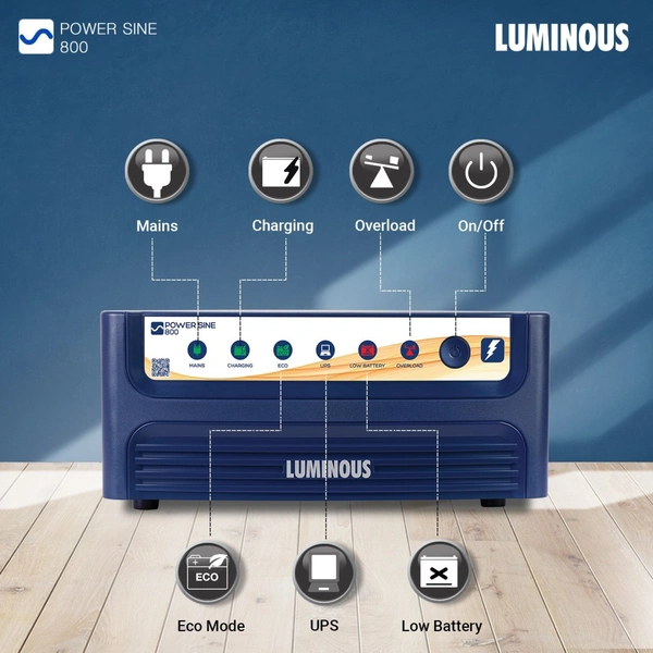 Luminous inverter 800va Home UPS 24 Month Warranty