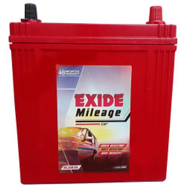 Exide Mileage ML38B20L ( 35Ah ) 55 Month (30+25) Warranty