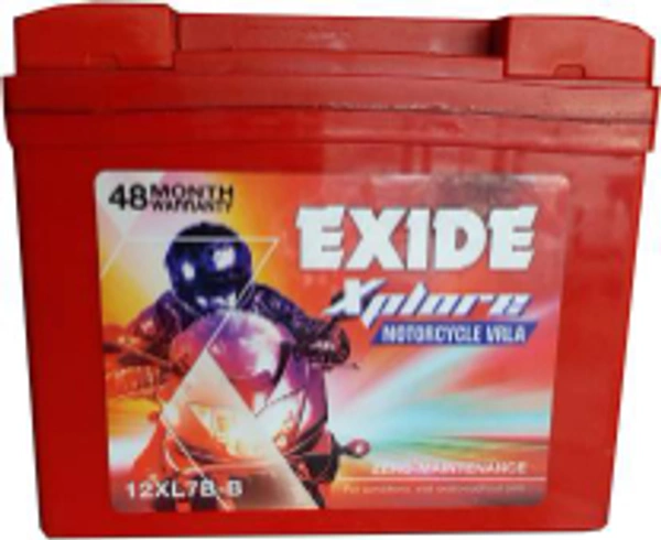 Exide XL7B-B ( 7 LB ) 48 Month (24+24) Warranty