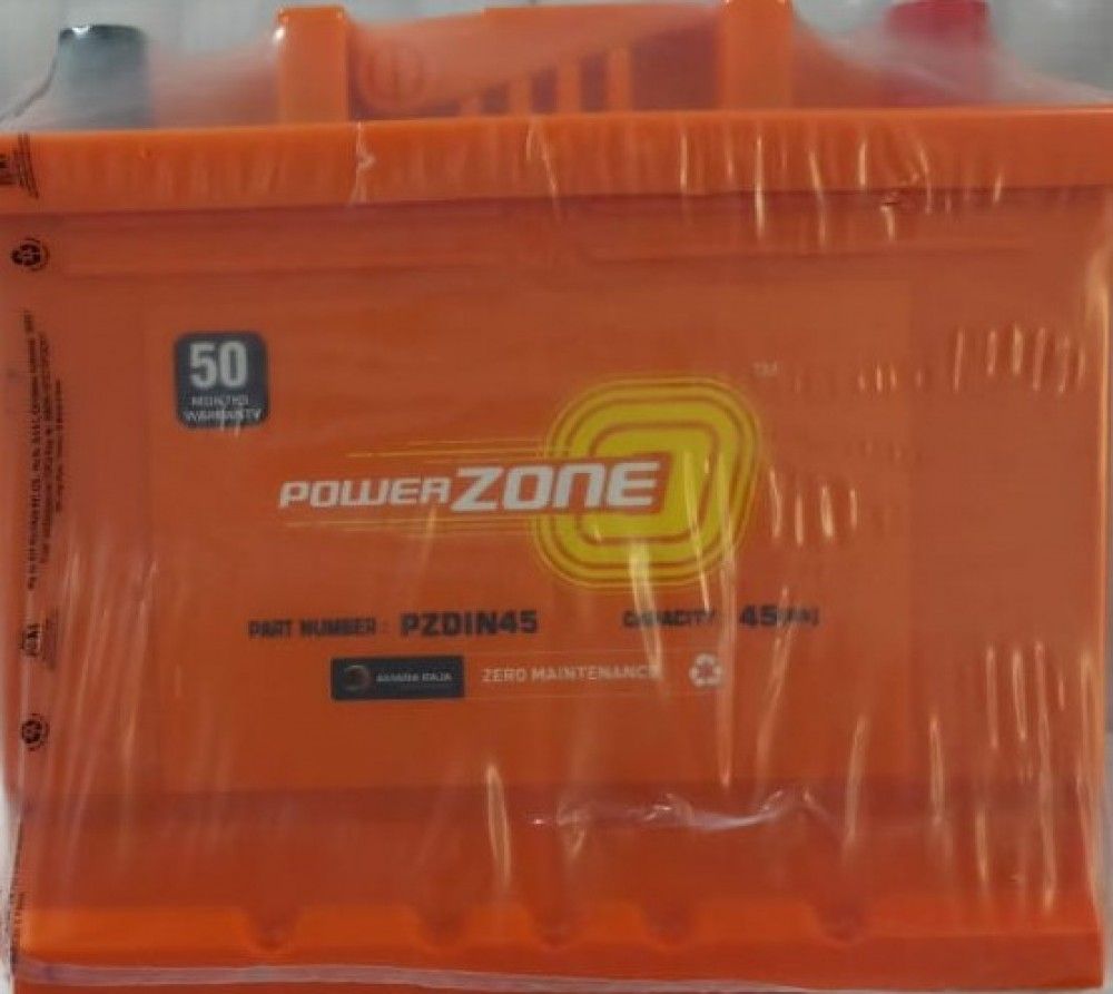 PowerZone 45D20L 45ah (50 Months Warranty) Car Battery : Amazon.in: Car &  Motorbike