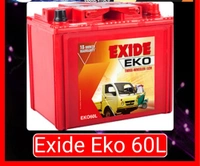 Exide EKO60L/R ( 60Ah ) 18 Month Warranty
