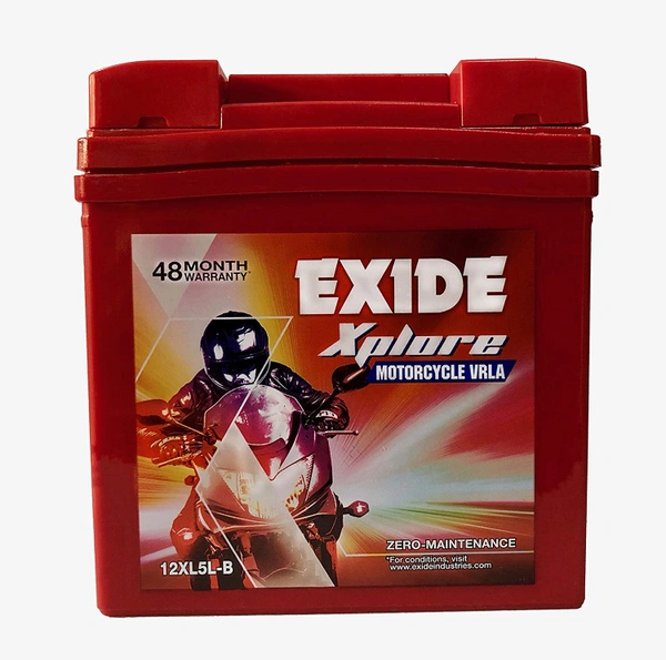 Exide XPLORE XL5L-B ( 5 LB) 48 Month (24+24) Warranty