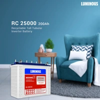 Luminous RC25000 200Ah, 36 Month (18+18) Warranty - 