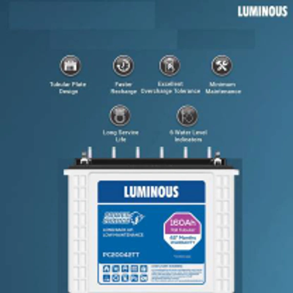 LUMINOUS PC20042 160Ah, 42 Month (21+21) Warranty - 