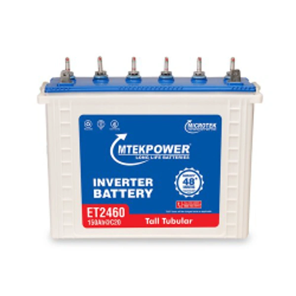 Microtek ET2460 150Ah, 48 Month (24+24) Warranty - 