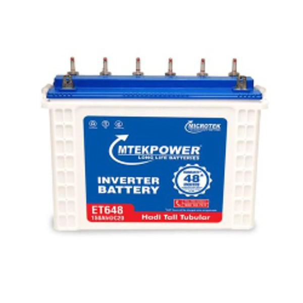 Microtek ET 648 150Ah, 48 Month (36+12) Warranty - 