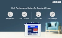 Luminous ILTT 24060 180Ah, 60 month (36+24) Warranty - 