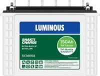 Luminous SC18054 150Ah, 54 Month (36+18) Warranty - 