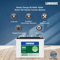 Luminous SC18054 150Ah, 54 Month (36+18) Warranty - 