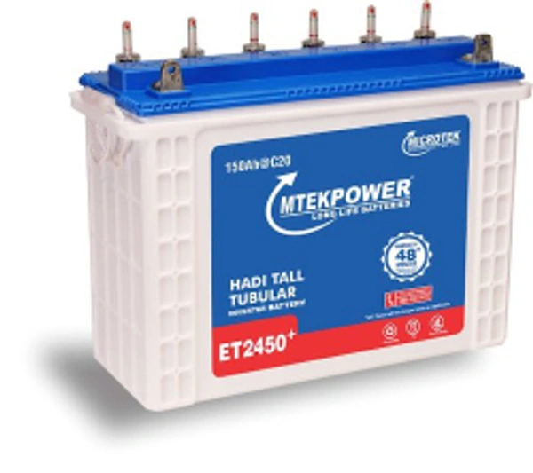 Microtek ET2450 150Ah, 48 Month (24+24) Warranty - TRUE