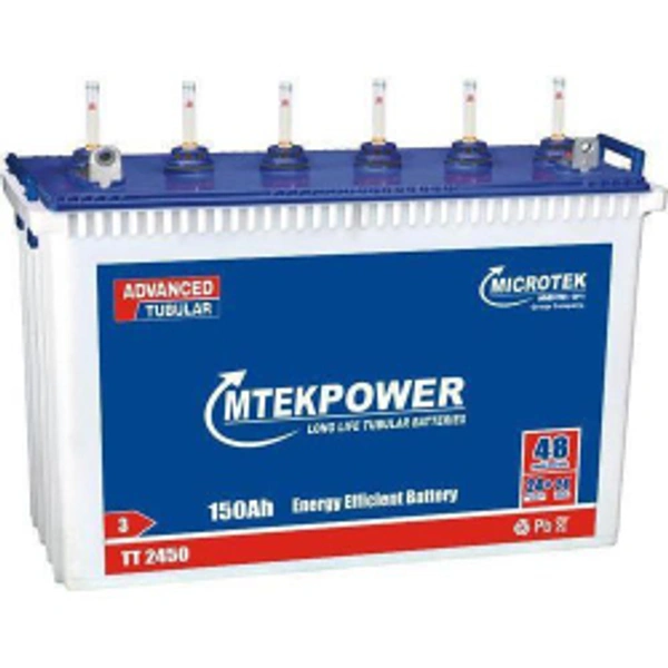 Microtek ET2450 150Ah, 48 Month (24+24) Warranty - TRUE