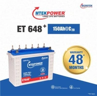 Microtek ET 948 200 Ah, 48 Month (36+12) Warranty - 