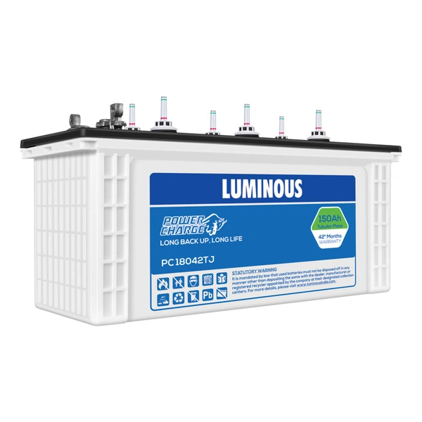 Luminous PC18042TJ 150Ah, 42 Month (24+18) Warranty - 