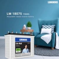 Luminous LM18075 150Ah, 75 Month (60+15) Warranty - 