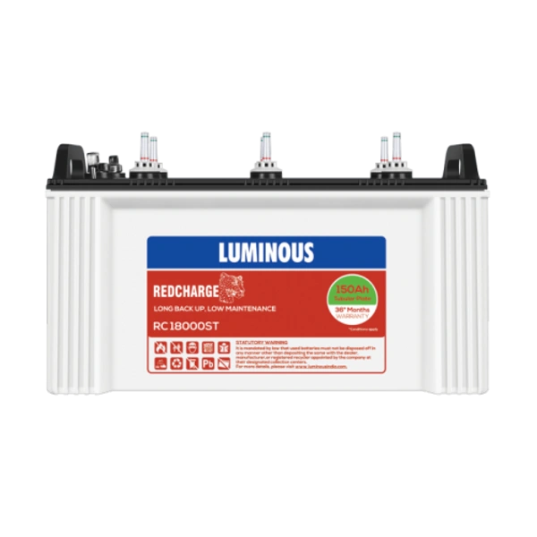 Luminous RC18000ST 150Ah, 36 Month ( 18+18 ) Warranty - 