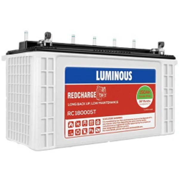 Luminous RC18000ST 150Ah, 36 Month ( 18+18 ) Warranty - 
