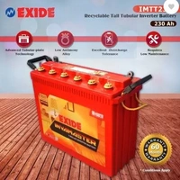 EXIDE IMTT2300 230Ah Tall Tubular Battery with 60*Month Warranty Tubular Inverter Battery  (230Ah)