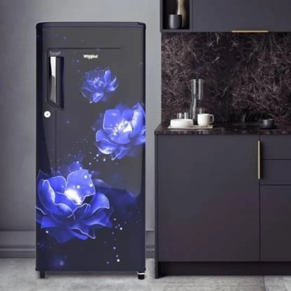 Whirlpool Icemagic Powercool 185L Single Door Refrigerator Without Pedestal (No.1 In Icemaking) Sapphire Abyss (Model No.71609)