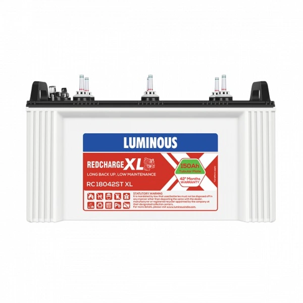 Luminous RC 18042ST XL 150Ah, 42 Month ( 21+21 ) Warranty - 