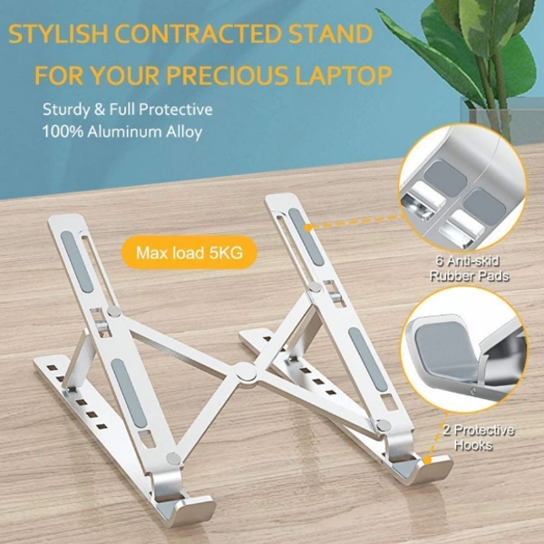Md enterprise Aluminum folding laptop stand - ⭐⭐⭐⭐⭐